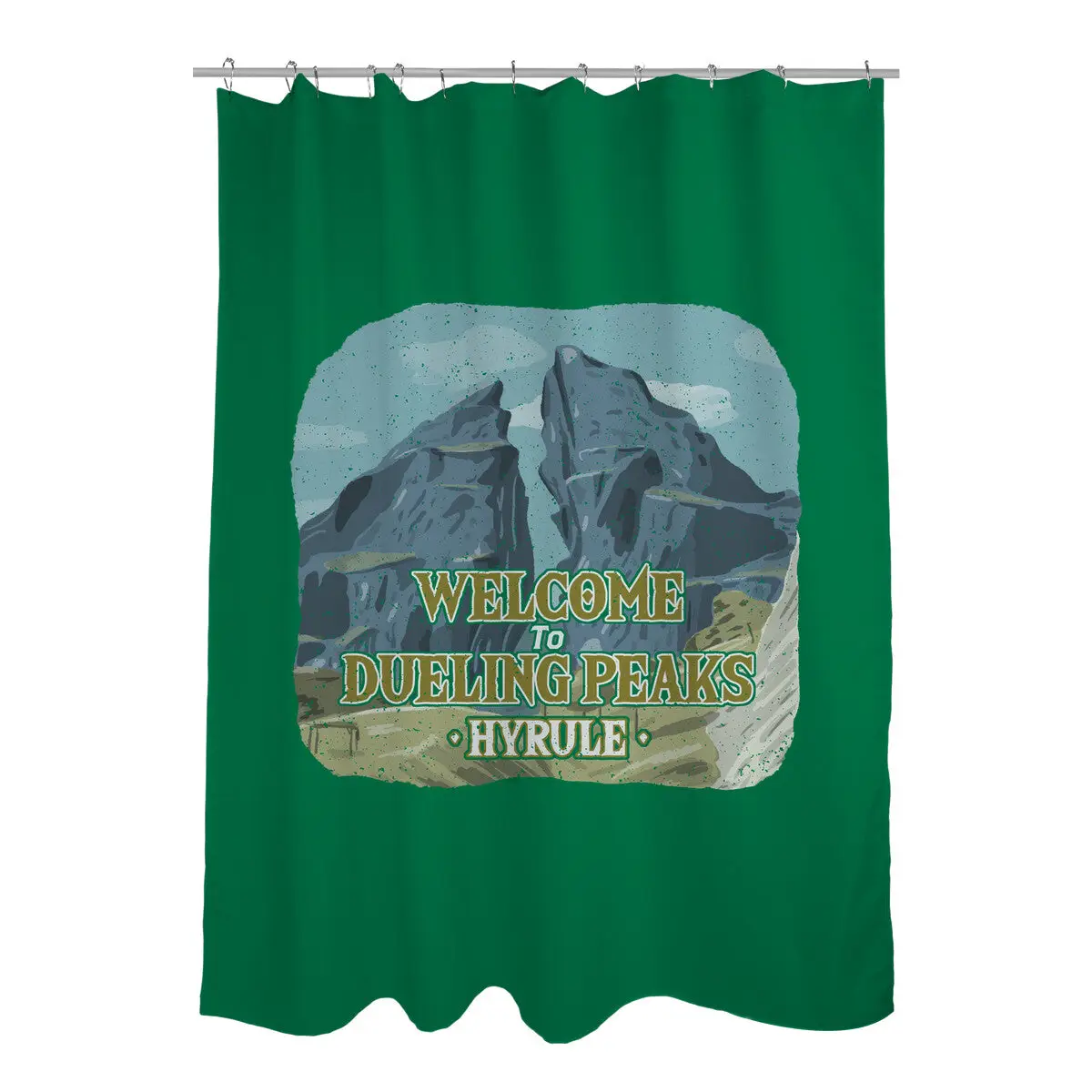 Welcome To Dueling Peaks Shower Curtains