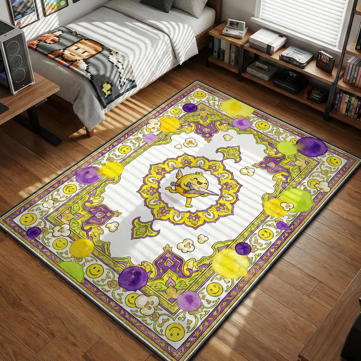 Wingman Spike Plant Rug - Valorant Chair Mat