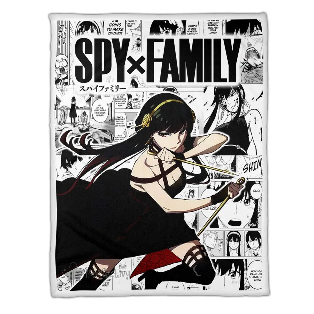 Yor Forger Blanket Custom Manga Style Gifts For Fans