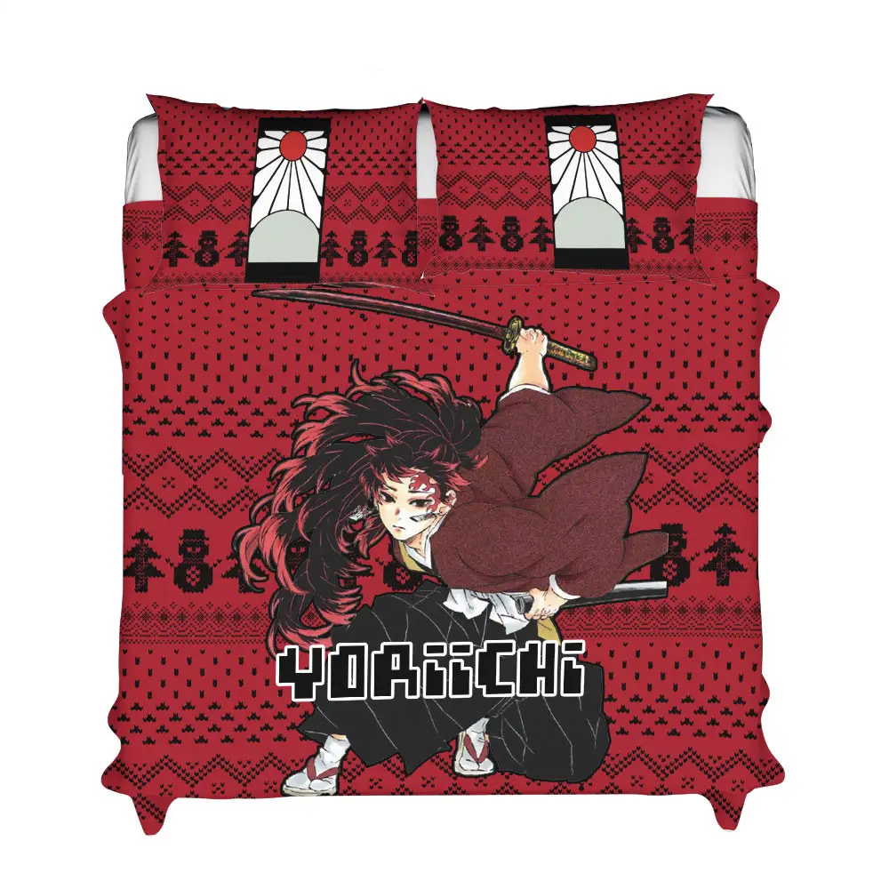 Yoriichi Xmas Polyester Duvet Cover Set