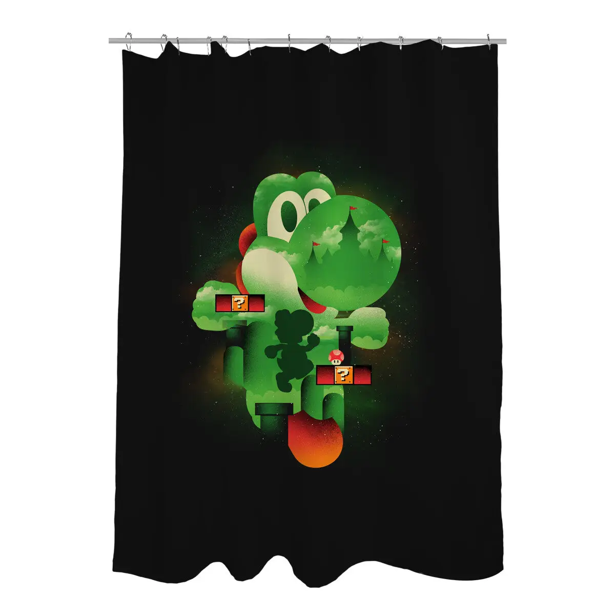 Yoshi World Shower Curtains