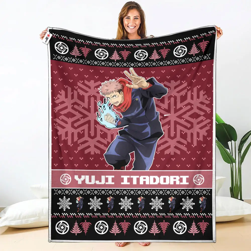 Yuji Itadori Blanket Custom Anime