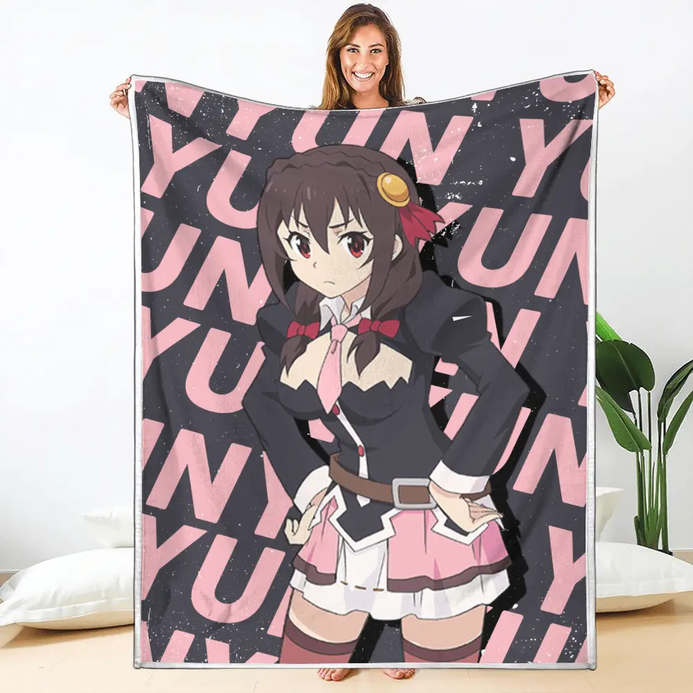 Yunyun Blanket Custom KonoSuba Anime