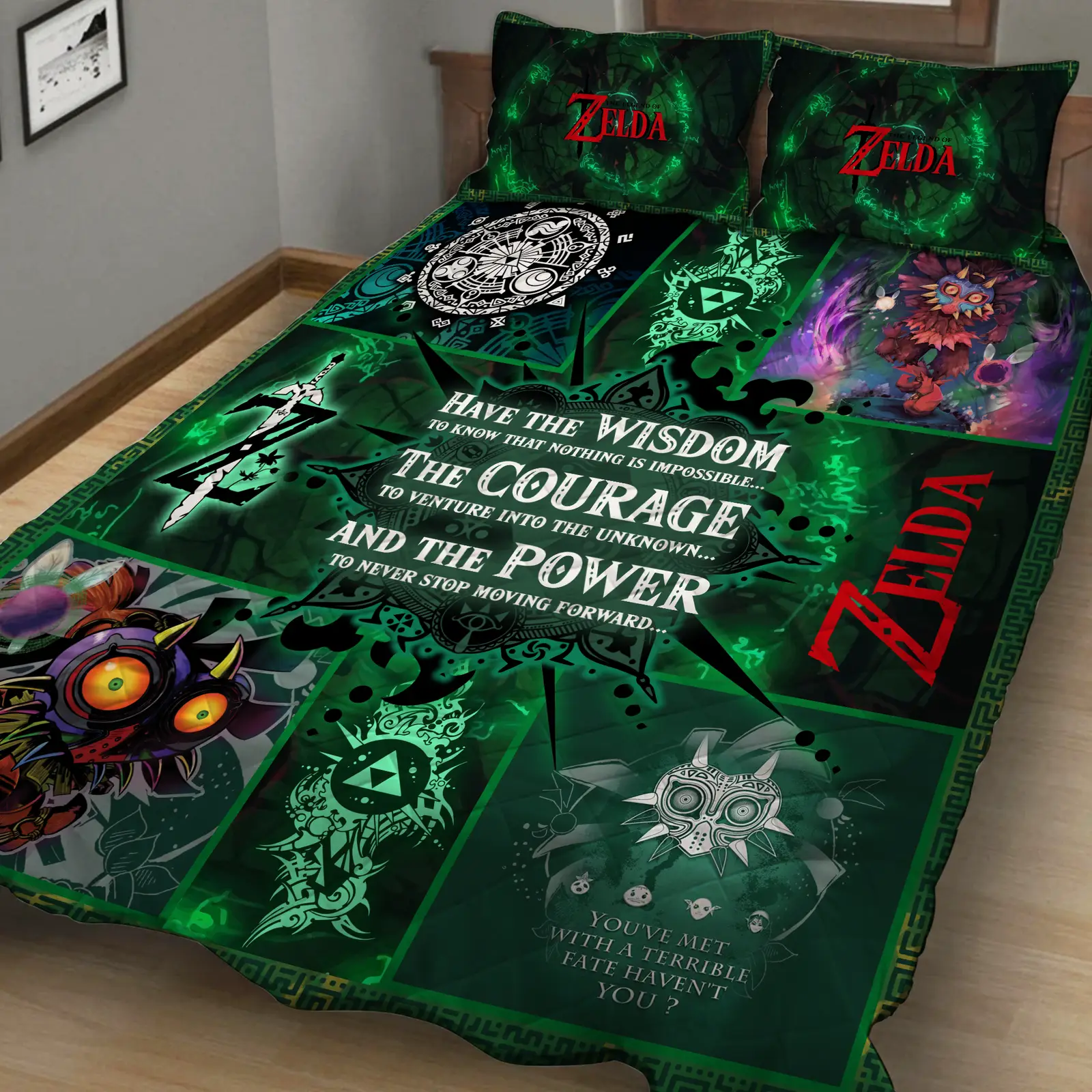 Zelda Quilt Bed Set