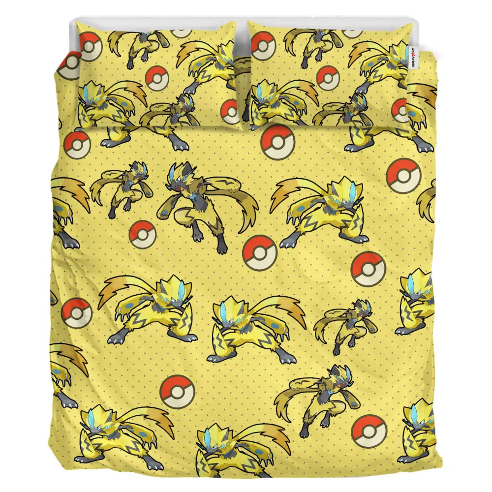 Zeraora Custom Anime Bedding Set