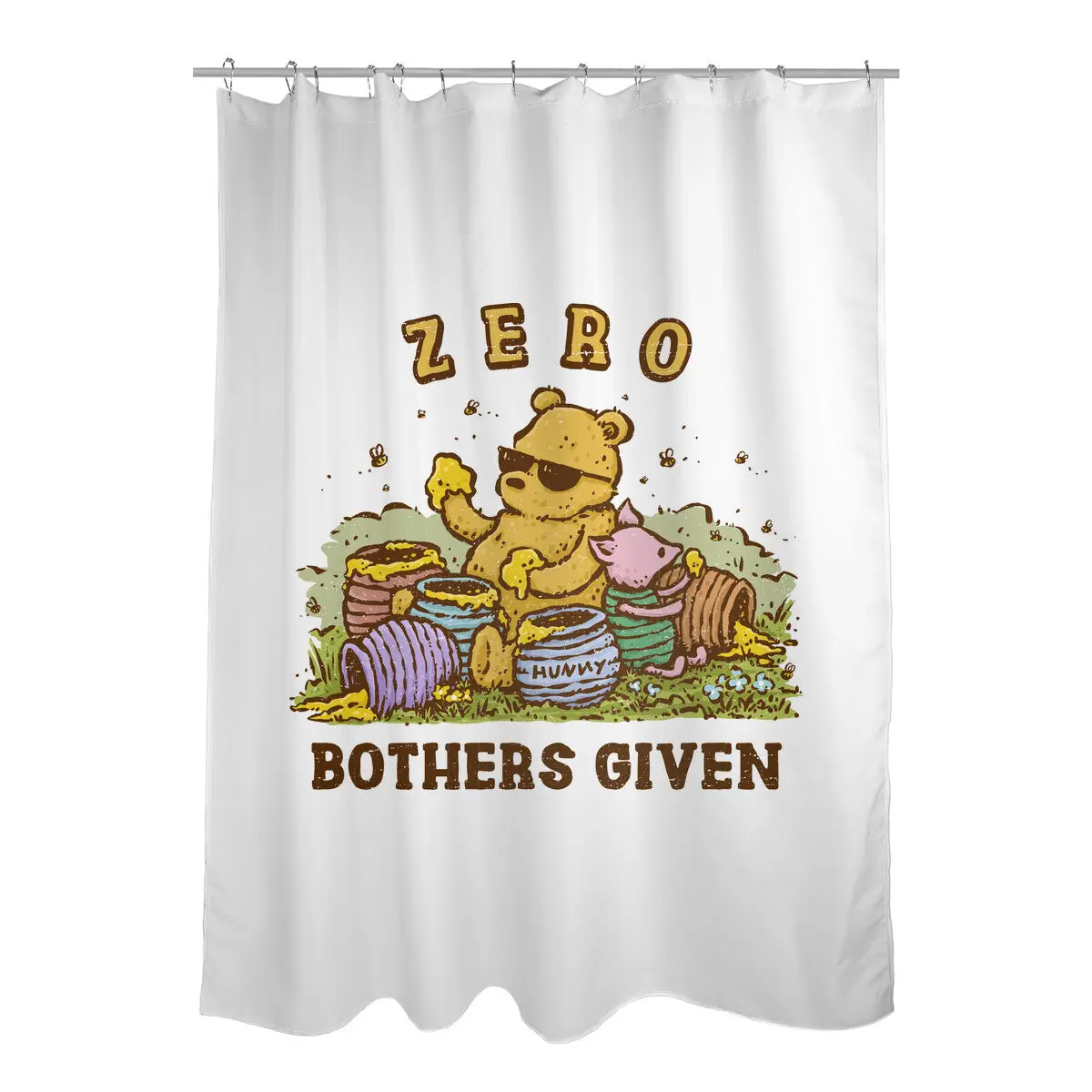 Zero Bothers Given Shower Curtains