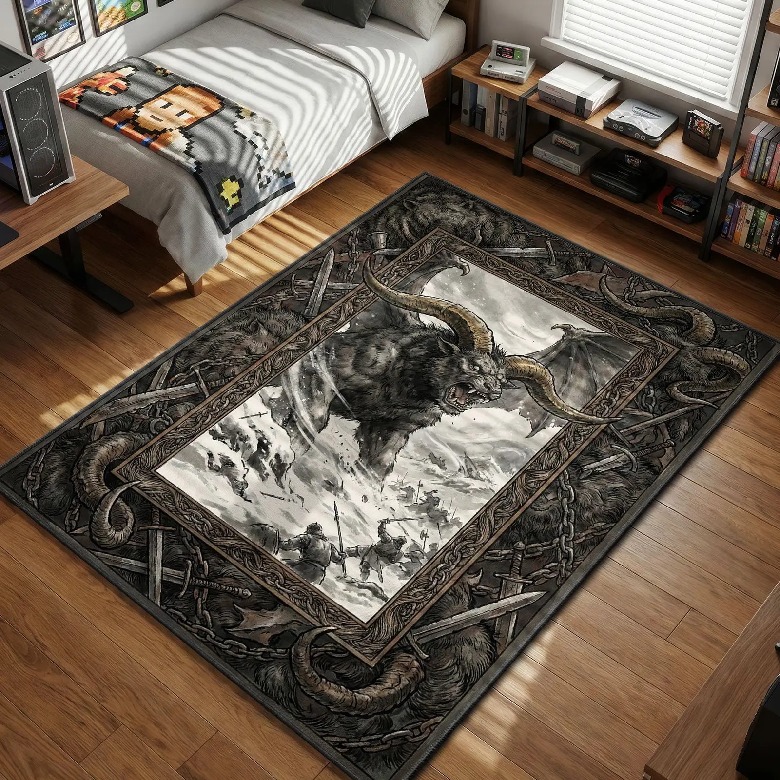 Zodd The Immortal Apostle Battle Rug - Berserk Chair Mat